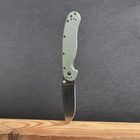 Нож складной Ontario RAT-1 D2 (длина: 216мм, лезвие: 89мм, сатин), olive drab 8867OD - изображение 13