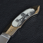 Нож складной GIGAND FC-9788С Лев (длина: 18.0см, лезвие: 7.7см) - изображение 6
