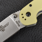 Нож складной Ontario RAT-1 D2 (длина: 216мм, лезвие: 89мм, сатин), tan 8867TN - изображение 4