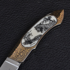 Нож складной GIGAND FC-9788G Леопард (длина: 18.0см, лезвие: 7.7см) - изображение 3