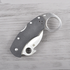 Ніж складаний керамбит SPYDERCO VG-10 (довжина: 170мм, лезо: 60мм), чорний - зображення 10