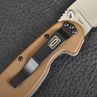 Нож складной Ontario RAT-1 D2 (длина: 216мм, лезвие: 89мм, сатин), сoyote brown 8867CB - изображение 8