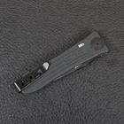 Нож выкидной SOG Strat Ops (длина: 194мм, лезвие: 85мм, черное), черный - изображение 2