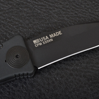 Нож выкидной SOG Strat Ops (длина: 194мм, лезвие: 85мм, черное), черный - изображение 5