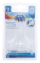 Соска силиконовая к бутылочкам с широким произведением EasyStart средняя 1 шт Canpol Babies (5903407217215)