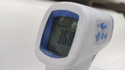 Безконтактний електронний дитячий інфрачервоний медичний термометр Yostand Non-Contact (біло-синій) - зображення 8