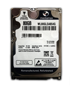 Накопитель HDD 2.5" SATA 80GB Mediamax 5400rpm 8MB (WL80GLSA854G)