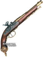 Макет кремневого пистолета Брешия, Италия 1825 год, Denix (1013L) - изображение 1