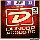 Струни для акустичних гітар Dunlop DAB1152 Bronze 80/20 Medium Light (11-52)