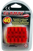 Пульки резиновые Edison Giocattoli Gummy 8мм 40 шт (410/42) (ED-0410420) (8002605001361)