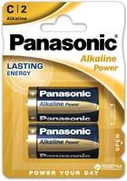Батарейки Panasonic Alkaline Power щелочные C (LR14) блистер, 2 шт (LR14REB/2BP)