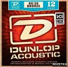 Струни для акустичних гітар Dunlop DAB1254 80/20 Bronze Light (12-54)