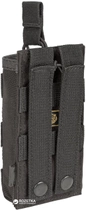 Подсумок открытый для одного магазина АК / М16 P1G-Tac MOLLE Rifle Mag Bunji Pouch RMBP-1 P120002-1BK Черный (2000980353392) - изображение 2