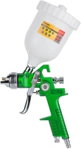Краскораспылитель Sigma HVLP 1.4 мм с верхним баком 600 мл Green (6812021)