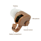 Слуховий апарат, Axon K-55, підсилювач слуху для слабочуючих, (1002942-Beige-1) - зображення 3