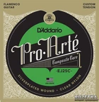 Струны для классических гитар D'Addario EJ25C Pro-Arte Composite Flamenco Clear Nylon (Custom Tension)