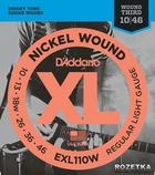 Струни для електрогітар D'Addario EXL110W XL Nickel Wound 3rd Regular Light (10-46)