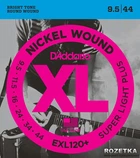 Струны для электрогитар D'Addario EXL120+ XL Nickel Wound Super Light Plus (9.5-44)