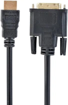 Кабель Cablexpert HDMI - DVI 18+1pin 0.5 м (CC-HDMI-DVI-0.5M)