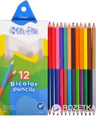 Карандаши цветные Marco Colorite двусторонние 12 штук/24 цвета (1110-12CB)