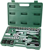 Набор насадок торцевых и бит Grad 1/4" 1/2" 72 шт в кейсе (6004245)