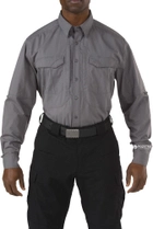 Рубашка тактическая 5.11 Tactical Stryke Long Sleeve Shirt 72399 2XL Storm (2000980374090) - изображение 1