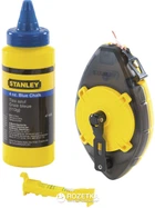 Шнур розмічальний Stanley PowerWinder 30 м з рівнем і флаконом крейдяного порошку в комплекті (0-47-465)