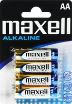 Батарейка щелочная Maxell Alkaline AA (LR06) blister 4 шт (4902580163761)
