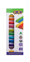 Пластилін ZiBi 12 кольорів 300 г (ZB.6227)