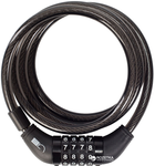 Кодовый замок Green Cycle PYM3720 в силиконовой обойме + крепление 150х1 см Черный (LCK-64-45)