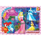 Пазли «Принцеси Disney» 70 елементів G-Toys (PD75)