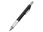 Шариковая ручка Genkky C отверткой, стилусом, линейкой и уровнем Черное чернило Черный (1004-446-10) - изображение 1