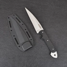 Ніж фіксований CRKT Dragon Knife Fighting Silver-Black (довжина: 236мм, лезо: 111мм) - зображення 6