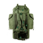 Туристический армейский супер-крепкий рюкзак 75 литров Олива. Кордура 900 ден. 5.15.b - изображение 4