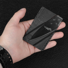 Ніж кредитна карта Iain Sinclair Cardsharp (довжина: 14.2 см, лезо: 6.2 cm), чорний - зображення 7