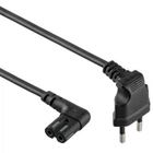 Кабель Cablexpert (PC-184L) CEE7/16-C7, угловой, 1 м, черный