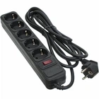 Мережевий фільтр живлення Patron 3.0 m31.5mm2 (SP-1653) 5 розеток BLACK (EXT-PN-SP-1653)