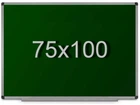 Доска UkrBoards меловая магнитная в алюминиевой раме 75x100 см