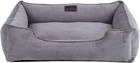 Лежак для собак Harley and Cho Dreamer 90х60 см з бортами Grey Velvet (3100096)