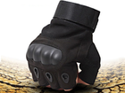 Перчатки  Oakley Без пальцев для мужчин армейские, военные, тактические XL Черный (1006-794-02) - изображение 4