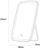 Дзеркало для макіяжу Xiaomi Jordan Judy NV026 White з LED-підсвіткою (6971418388353) - зображення 11