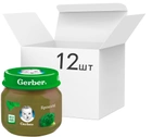 Упаковка овощного пюре Gerber Брокколи с 6 месяцев 80 г х 12 шт (5900452015629) - изображение 1