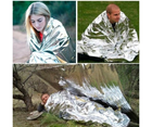 Термоодеяло Emergency Blanket спасательное одеяло -130*210 см (115945) - изображение 2