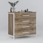 Комод Фенстер Техас Белый ДСП Аликанте 760x800x370