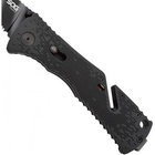 Ніж SOG Trident Black Blade Serrated (TF3-BX) - зображення 3