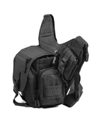 Сумка тактическая повседневная EDC V1 bag Protector Plus black - изображение 4