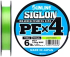 Шнур Sunline Siglon PE х4 150 м # 0.4/0.108 мм 2.9 кг Салатовый (16580902)