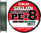 Шнур Sunline Siglon PE х8 150 м # 1.5/0.209 мм 11 кг Темно-зеленый (16580979)