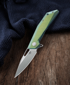 Ніж складаний Bestech Knife Shrapnel Green/Gold (BT1802B) - зображення 3