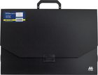 Портфель пластиковый А3 Buromax Professional 32мм черный (BM.3725-01)